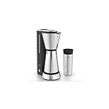 WMF Küchenminis Aroma Filterkaffeemaschine klein mit Thermoskanne, 870 Watt, Thermobecher to go,...