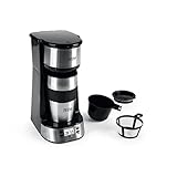 BEEM THERMO 2 GO Single Filterkaffeemaschine mit 0,4l Thermobecher | Permanentfilter | Mit 24h-Timer...