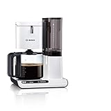 Bosch Filterkaffeemaschine Styline TKA8011, Aroma Sensor, Aromaschutz-Glaskanne 1,25 L, für 10-15...