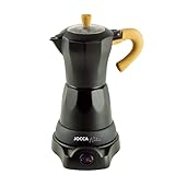 Jocca - Elektrische italienische Kaffeemaschine der Linie Nature | 6 Tassen | Kabelloser Krug |...