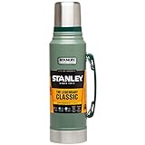 Stanley Classic Legendary Bottle 1L Hammertone Green - Edelstahl Thermosflasche - BPA-frei -...