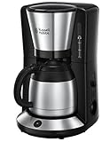 Russell Hobbs Kaffeemaschine [Brausekopf für optimale Extraktion&Aroma] Adventure (max 8 Tassen,...