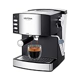 GRIFEMA GC3002 Kaffeevollautomat mit Latte go Milchsystem für Cappuccino, Coffee Machine mit...