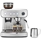 Breville Barista Max Siebträgermaschine | Espressomaschine/Kaffeemaschine mit integriertem Mahlwerk...