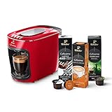 Tchibo Cafissimo mini Kaffeemaschine Kapselmaschine inkl. 30 Kapseln für Caffè Crema, Espresso und...
