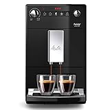 Melitta Purista F 230-102 Kaffeevollautomat mit flüsterleisem Kegelmahlwerk (Direktwahltaste,...