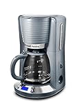 Russell Hobbs Kaffeemaschine [Digitaler Timer, Brausekopf für optimale Extraktion&Aroma] Inspire...