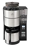 Melitta AromaFresh 1021-12 Filter-Kaffeemaschine mit Therm-Kanne und integriertem Mahlwerk, ca. 10...