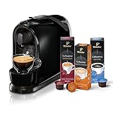 Tchibo Cafissimo „Pure“ Kaffeemaschine Kapselmaschine inkl. 30 Kapseln für Caffè Crema,...