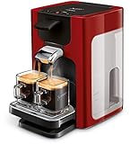 Philips Senseo HD7865/80 Quadrante Kaffeepadmaschine, XL-Wassertank, rot