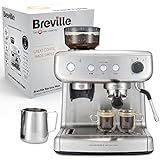 Breville Barista Max Siebträgermaschine | Espressomaschine/Kaffeemaschine mit integriertem Mahlwerk...